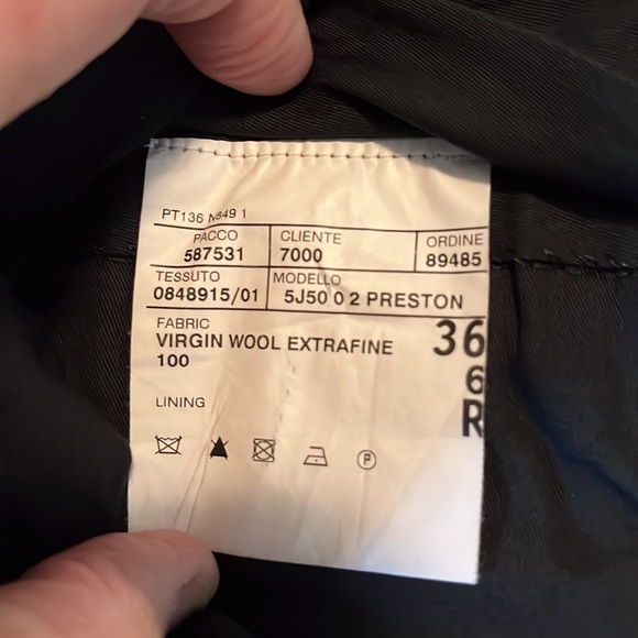 Vtg '01 RALPH LAUREN Size 36”W x 33”L Virgin Wool ExtraFine Pant Suspender Btn - Picture 8 of 16